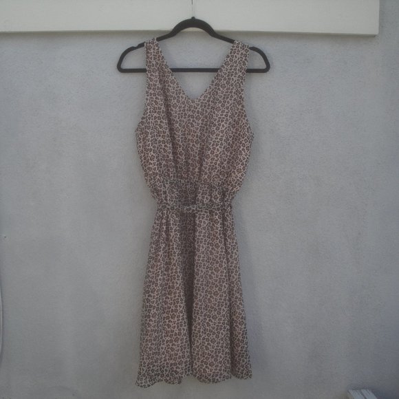 A New Day Animal Print Sleeveless Shift Dress M - Picture 4 of 8